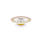 A TABLE Mini Plat à gâteau La Majorelle Jaune en porcelaine 21cm
