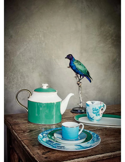 A TABLE Grand mug HERITAGE Bateau Vert d'eau en porcelaine 300ML