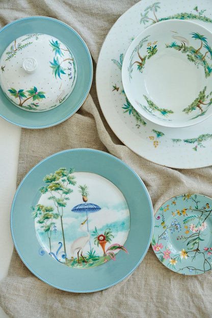 A TABLE  Assiette de présentation en porcelaine