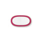 A TABLE Plat rectangulaire Rose/Or en porcelaine 28x16x2