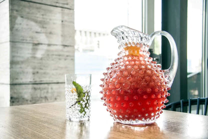 A TABLE Carafe cristal de Bohême clair 2L pointe de diamant
