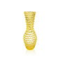 DECORATION Vase à clous Fugu Citrine en cristal de Bohême