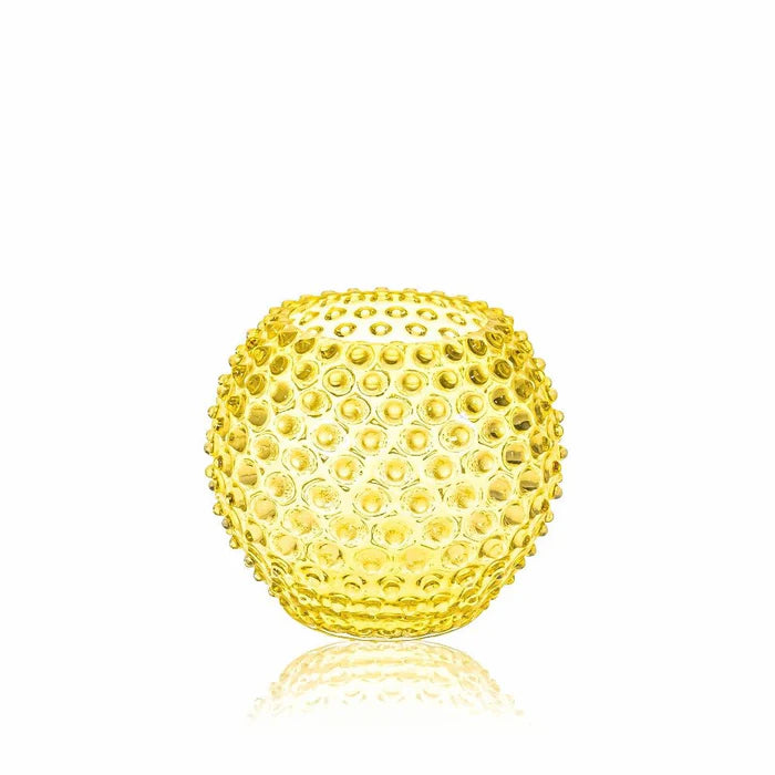 DECORATION Vase à clous Citrine en cristal de Bohême