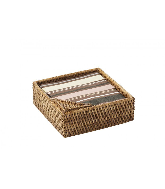 A TABLE Range serviettes convives Miel grand modèle en rotin