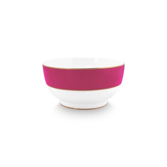 A TABLE Bol Pip Chique Or-Rose 20,5cm en porcelaine