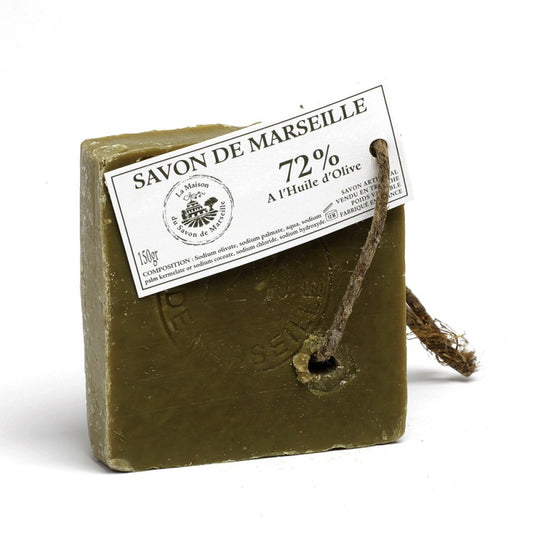SALLE DE BAIN Savon de Marseille en tranche petit modèle Olive