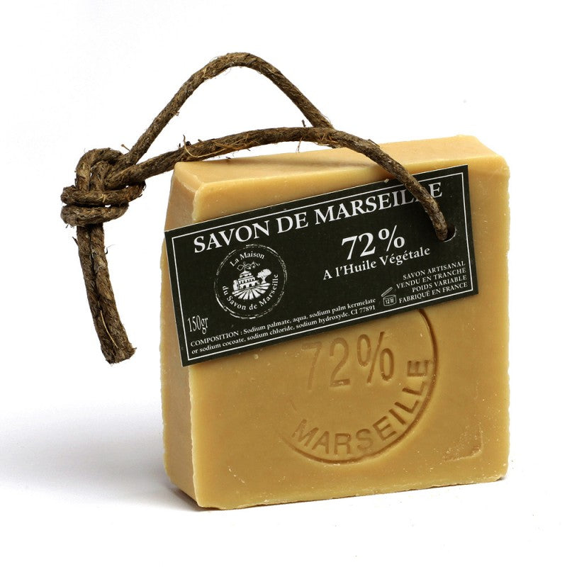 SALLE DE BAIN Savon de Marseille en tranche petit modèle Végétal