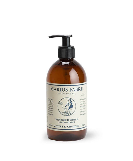 SALLE DE BAIN Savon liquide de Marseille zestes d'oranges