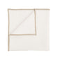 Serviette de table lin-coton 40x40 Blanc