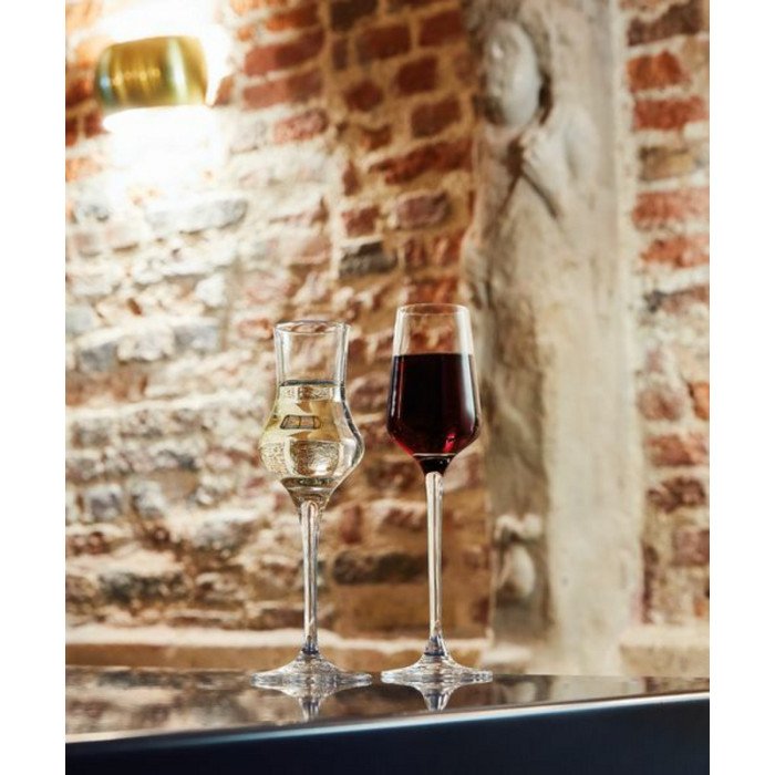 Verre à pied set de 6 Liqueur Grappa