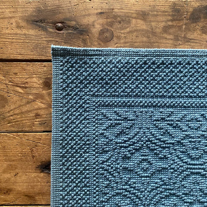 Tapis de bain Kymi 55x110 Bleu stone