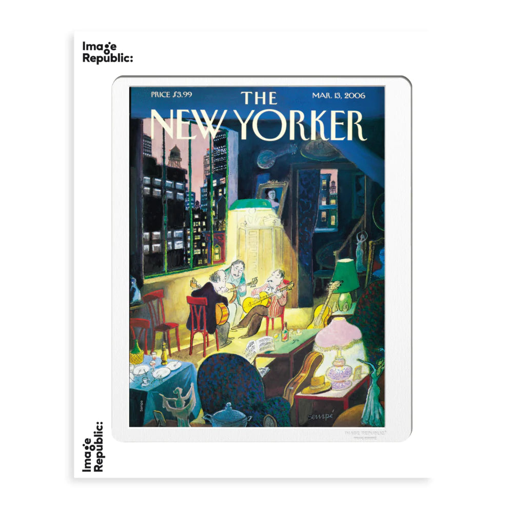 Illustration THE NEWYORKER 228 THREE AMIGOS SEMPE  30X40