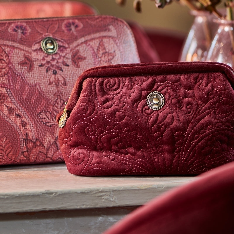 Rangement Trousse de toilette S Bordeau Velours