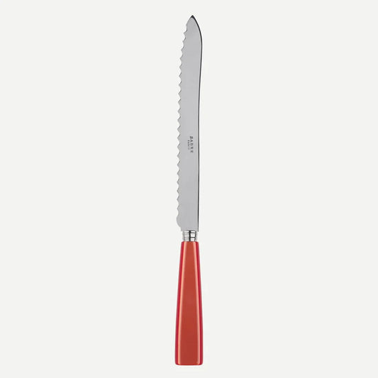 A TABLE Couteau à pain ICONE Orange -Inox et carbone