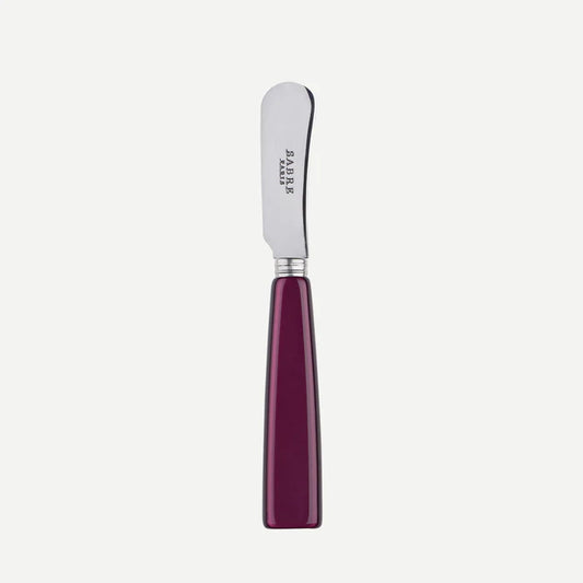 A TABLE Tartineur ICONE Aubergine -Inox et carbone