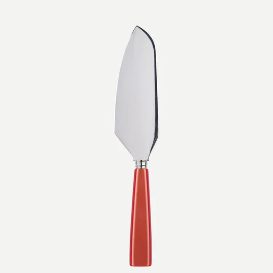 A TABLE Pelle à tarte coupante ICONE Orange -Inox et carbone