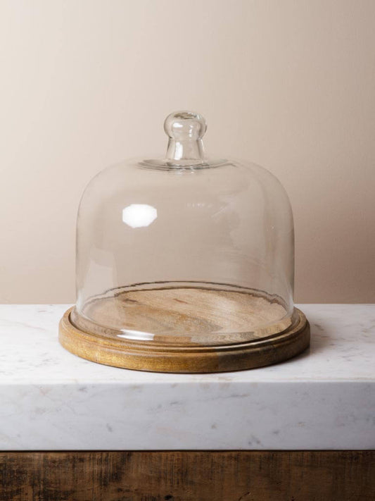 A TABLE Plat et cloche 29cm