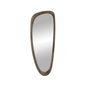 DECORATION Miroir Taupe placage en pin