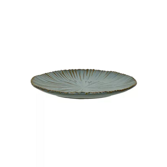 A TABLE  Assiette à pain MYSA Gris bleu en porcelaine