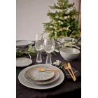 A TABLE  Assiette à pain MYSA Gris bleu en porcelaine
