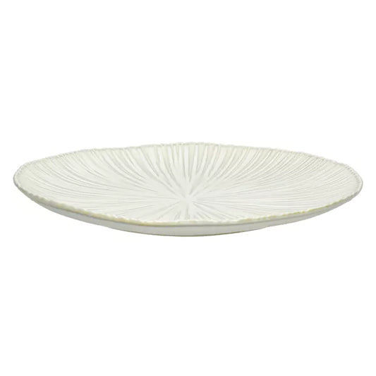 A TABLE  Assiette plate MYSA Blanc en porcelaine