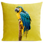 DECORATION Coussin Blue Parrot Jaune 40x40