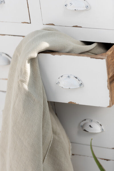 ACCESSOIRE Plaid délavé lin beige