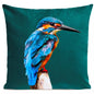 DECORATION Coussin Little Blue Bird Vert paon 40x40