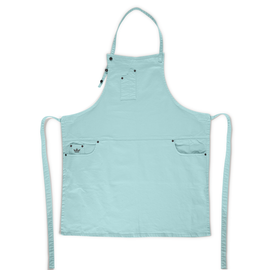 EN CUISINE Tablier 5 poches femme Bleu Azur