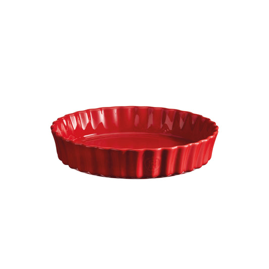 AU FOUR Tourtière haute 24cm Grand Cru Rouge en céramique