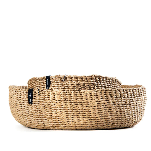 DECORATION Panier corbeille Maron S
