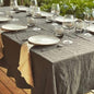 A TABLE TEXTILE Nappe Orage en lin lavé
