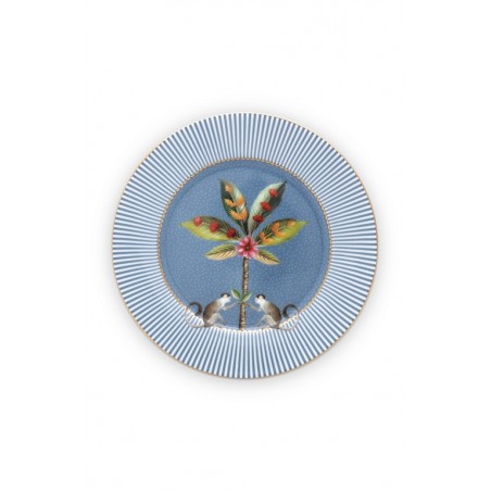 A TABLE  Assiette à pain 17CM LA MAJORELLE Bleu en porcelaine