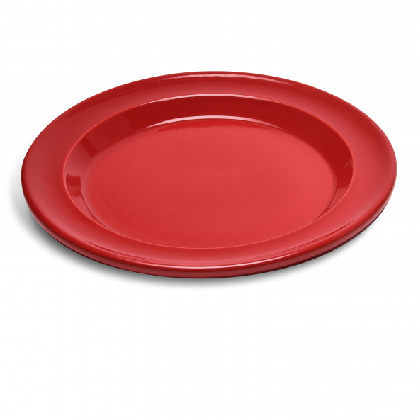 A TABLE  Assiette plate Grand cru (rouge) en céramique