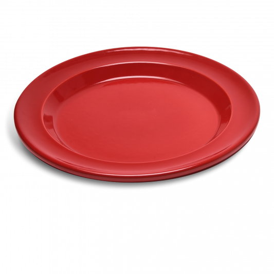 A TABLE  Assiette plate Grand cru (rouge) en céramique