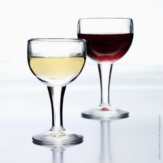 A TABLE Verre set de 6 verres à vin rouge transparents BALON