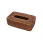 DECORATION Distributeur de mouchoirs S en rotin