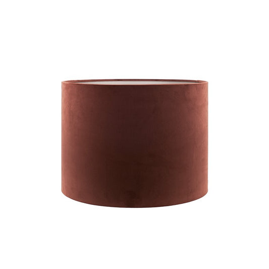 LUMINAIRE Abat-jour BRIGHTON velours Marron foncé