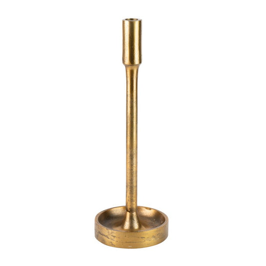 DECORATION Bougeoir TULSA ANTIQUE Or L en aluminium