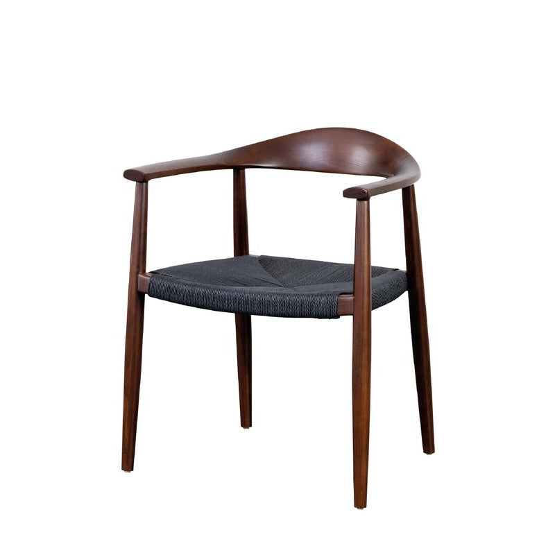 AMEUBLEMENT Chaise accoudoirs en frêne FRANCKLIN  Marron