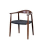 AMEUBLEMENT Chaise accoudoirs en frêne FRANCKLIN  Marron