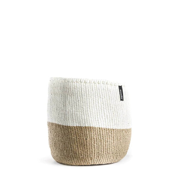 ACCESSOIRE Panier Kiondo Duo Blanc et marron M