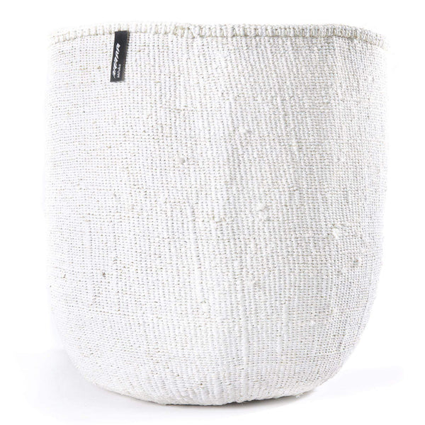 ACCESSOIRE Panier Kiondo Sisal et plastique Blanc L
