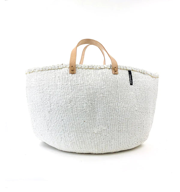 ACCESSOIRE Panier de Sol  Kiondo Anses courtes Blanc XXL