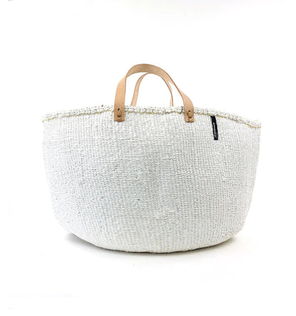 ACCESSOIRE Panier de Sol  Kiondo Anses courtes Blanc XXL