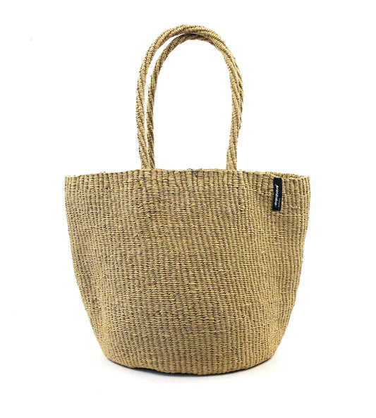ACCESSOIRE Panier Kiondo Porté à l'épaule, poignée tissée Marron M