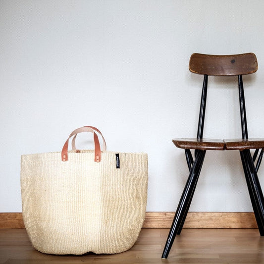 ACCESSOIRE Panier de marché Kiondo Anses courtes Naturel M