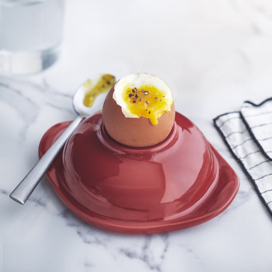 AU FOUR La cuisson de l'oeuf Grand cru  Rouge en céramique