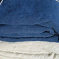 A TABLE TEXTILE Nappe Indigo en lin lavé XL