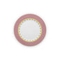 A TABLE Assiette plate LA MAJORELLE Rose en porcelaine